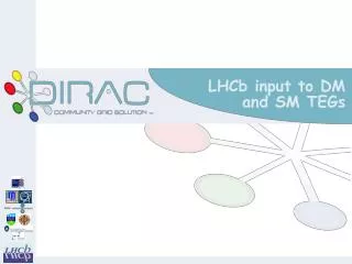 LHCb input to DM and SM TEGs