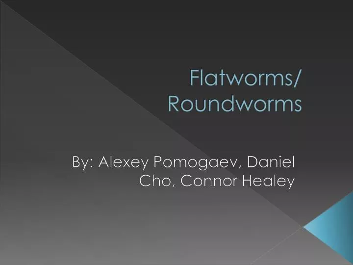 flatworms roundworms