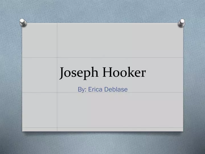 joseph hooker