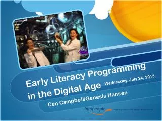 Early Literacy Programming in the Digital Age