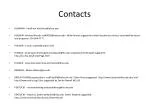Contacts - slide 1