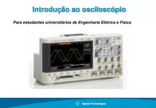introdu o ao oscilosc pio