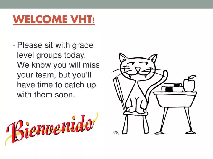 welcome vht