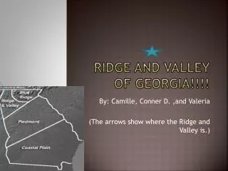 Ridge And Valley Of Georgia!!!!