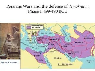 Persians Wars and the defense of demokratia : Phase I, 499-490 BCE