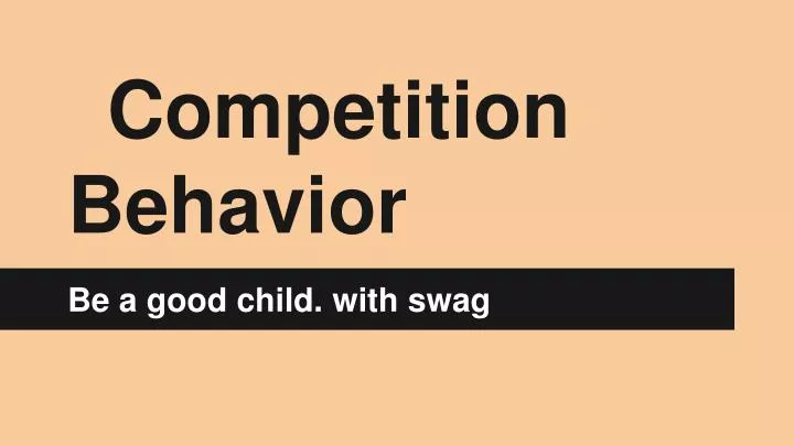 competition behavior