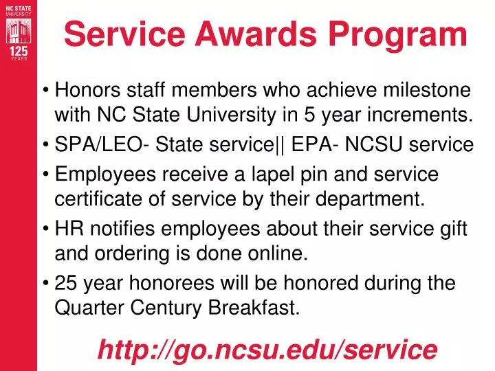service awards program