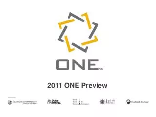 2011 ONE Preview