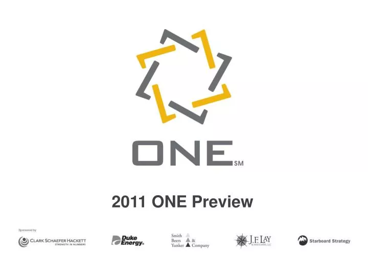 2011 one preview