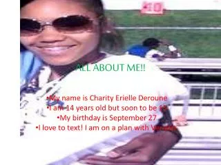 all about me