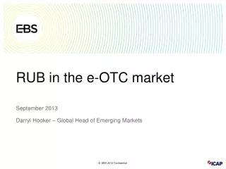 RUB in the e-OTC market