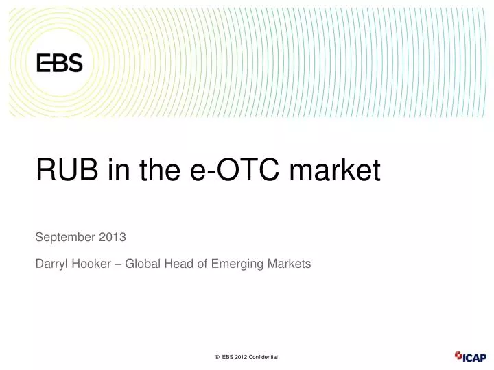 rub in the e otc market