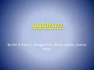 Judaism