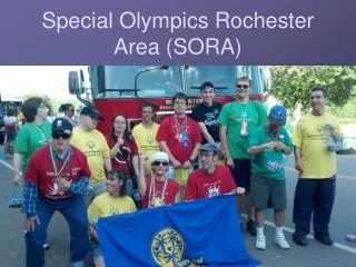 Special Olympics Rochester Area (SORA)