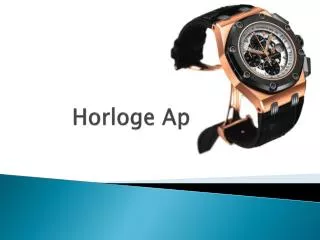 horloge ap
