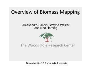 Overview of Biomass Mapping