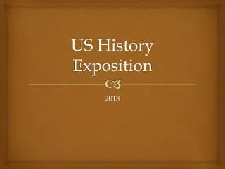 US History Exposition