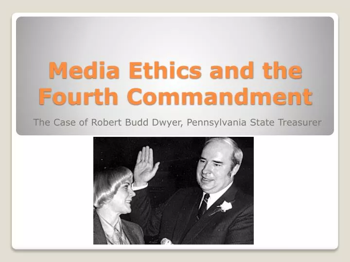 media ethics and the fourth commandment