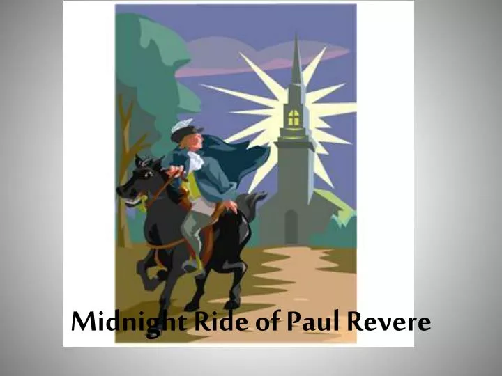 midnight ride of paul revere