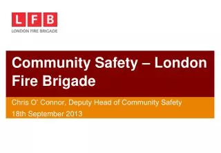Community Safety – London Fire Brigade