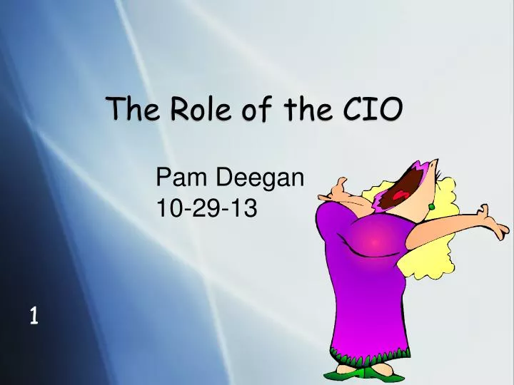 the role of the cio