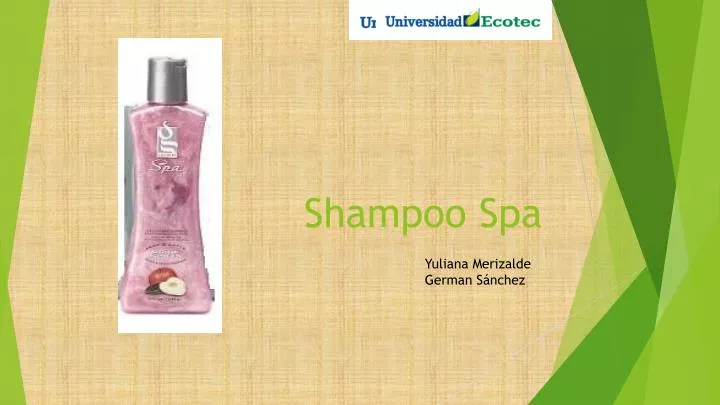 shampoo spa