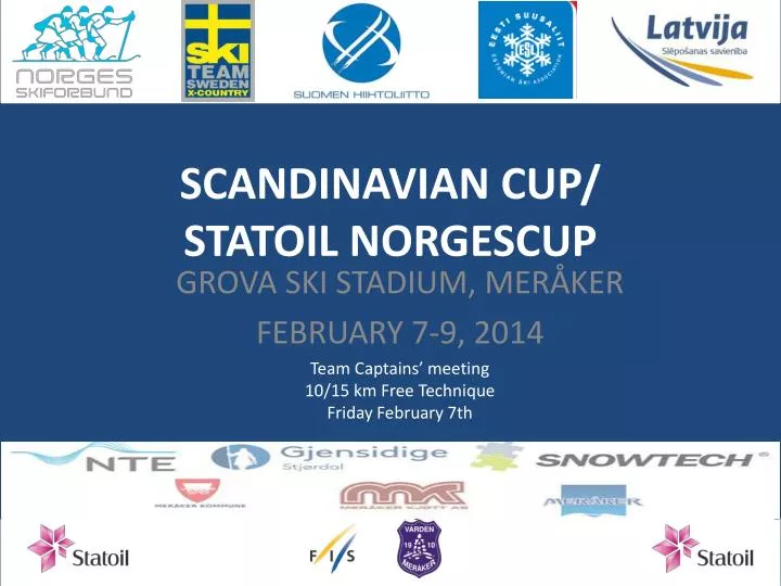 scandinavian cup statoil norgescup