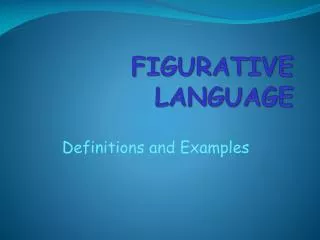 figurative language