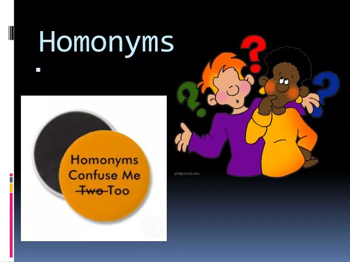 homonyms