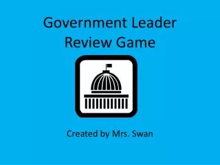 Government Leader Review Game