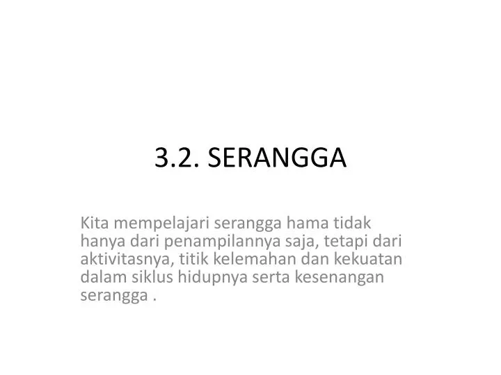 3 2 serangga