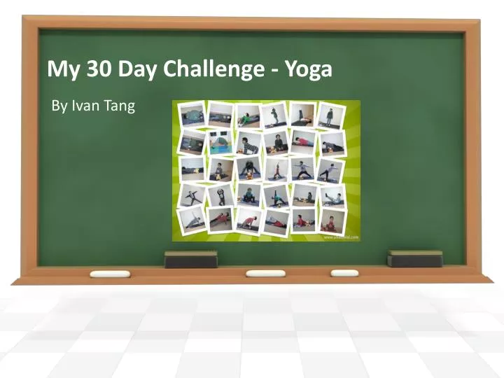my 30 day challenge yoga