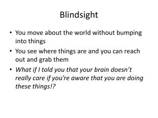 Blindsight