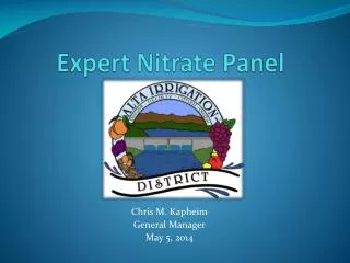Expert Nitrate Panel