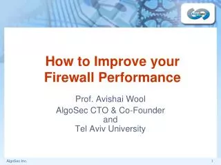 How to Improve your Firewall Performance
