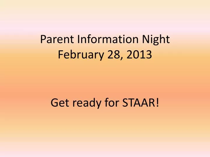 get ready for staar
