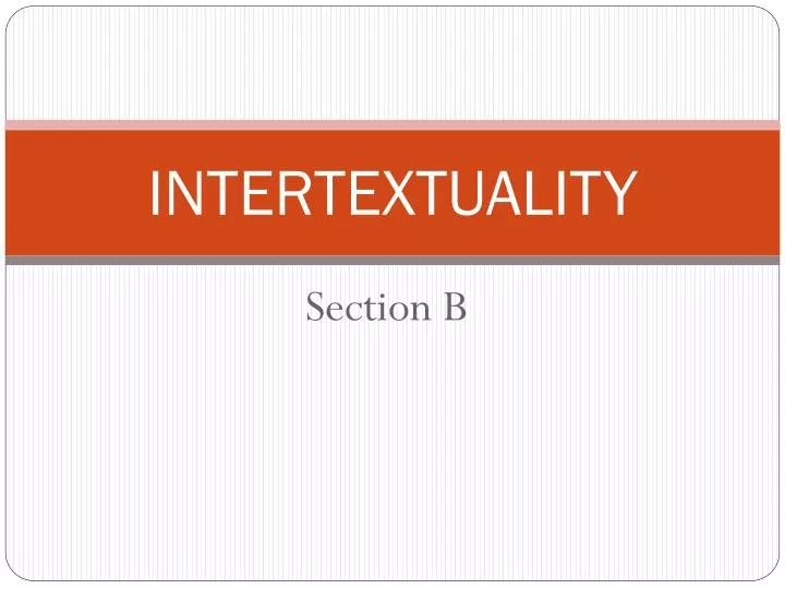 intertextuality