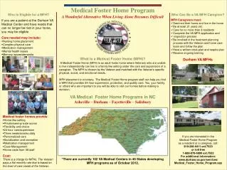Medical Foster Home Program
