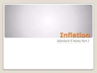 Inflation