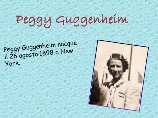 peggy guggenheim