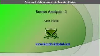 Botnet Analysis - I