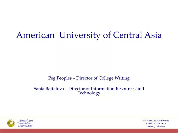 american university of central asia