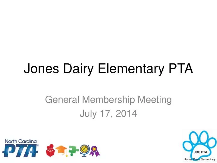 jones dairy elementary pta