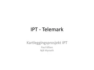ipt telemark