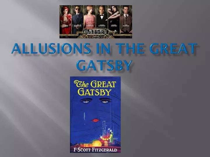 allusions in the great gatsby