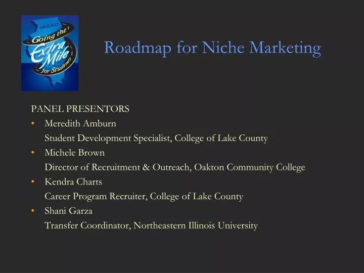 roadmap for niche marketing
