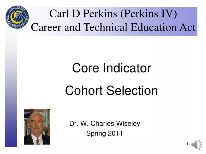 core indicator cohort selection
