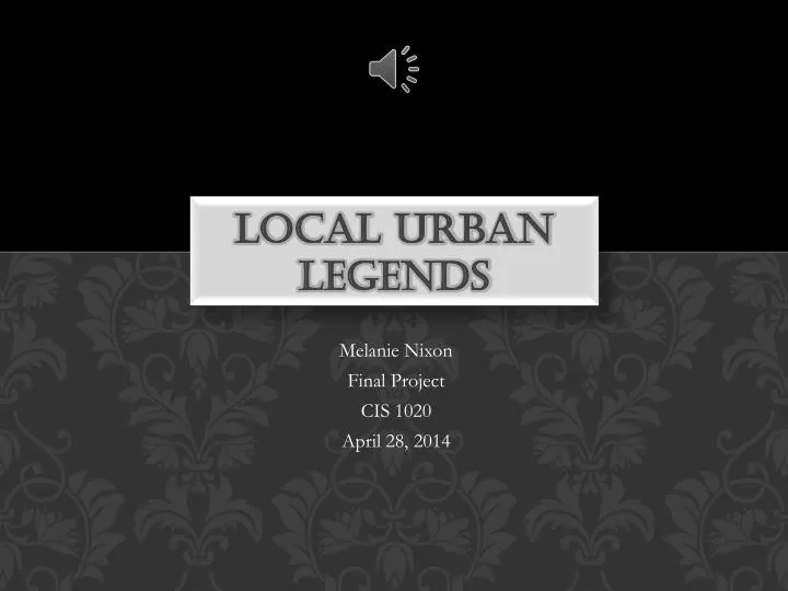 local urban legends