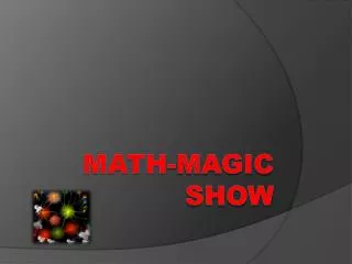 Math-magic Show