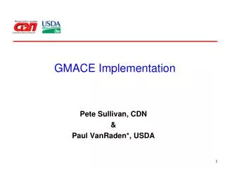 GMACE Implementation